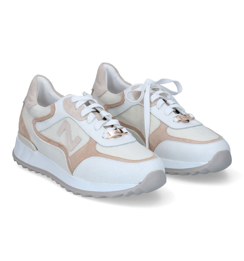Nathan-Baume Beige Sneakers in leer (308375)
