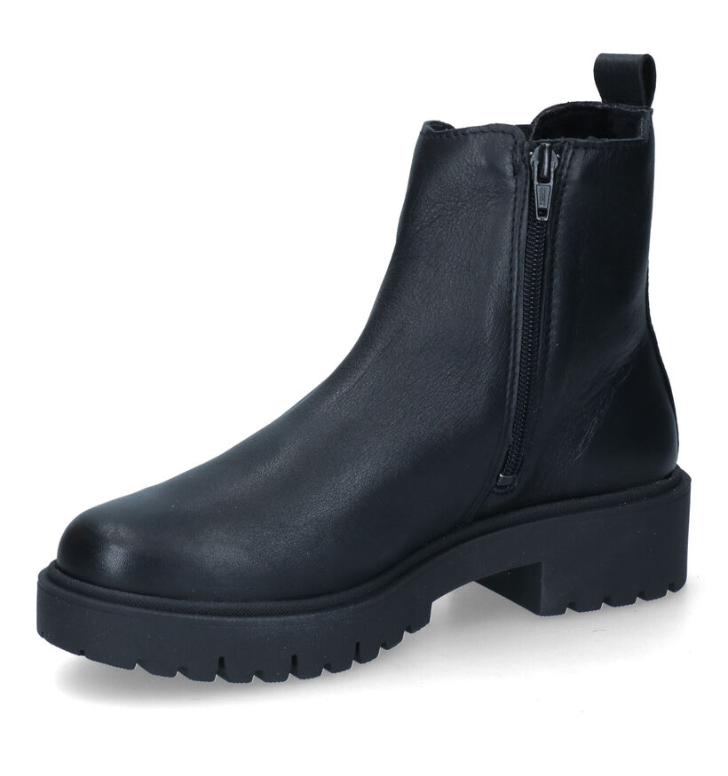 Solemade Cami Bottines en Noir en cuir (315838)