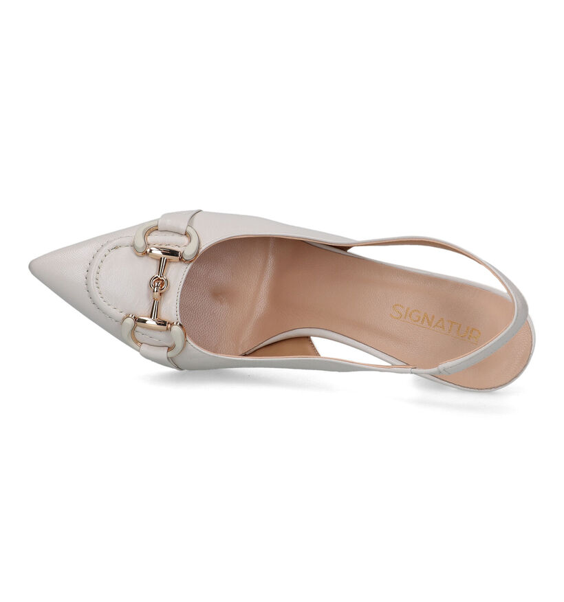 Signature Ecru Slingback Pumps voor dames (324185)