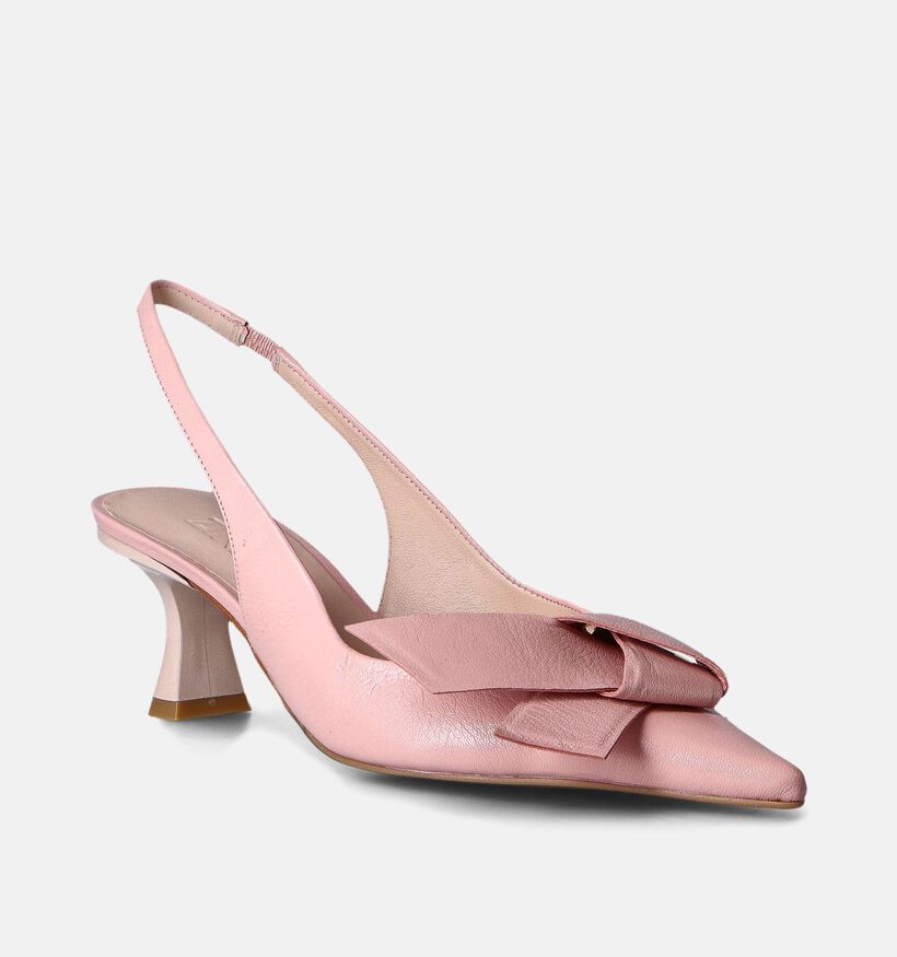 Zinda Escarpins Slingback en Or Rose pour femmes (357659)