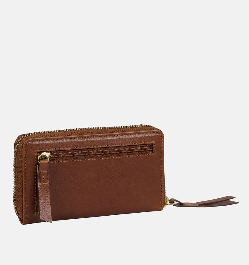 Burkely Fine Florence Porte-monnaie zipp&eacute; en Marron pour femmes (372507)