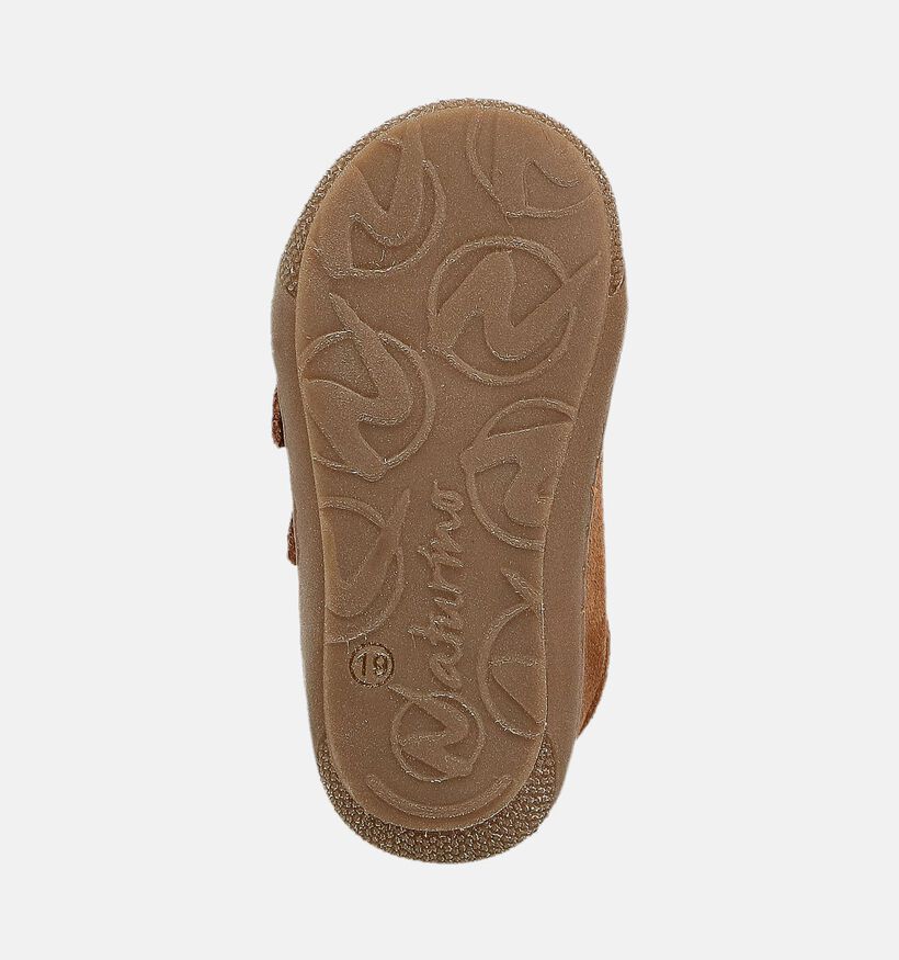 Naturino Cocoon Suede Cognac Hoge Schoenen voor jongens, meisjes (364499) - geschikt voor steunzolen