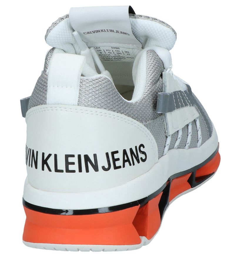 Zilveren Sneakers Calvin Klein Lex in leer (249157)