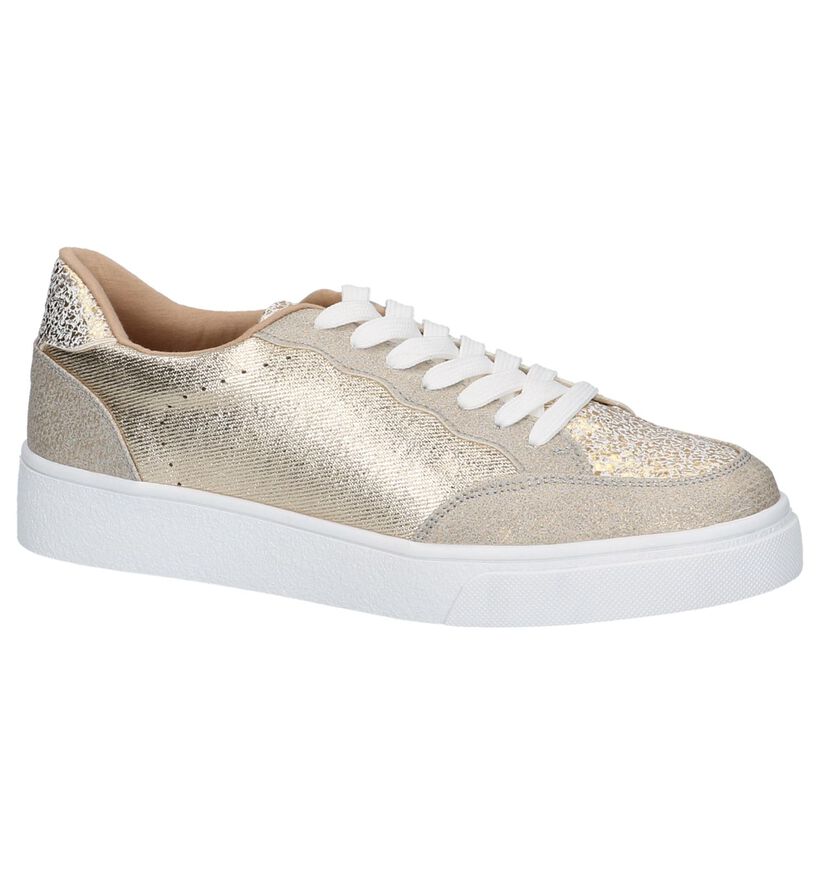 Gouden Sneakers Vanessa Wu met Dikke Zolen, , pdp