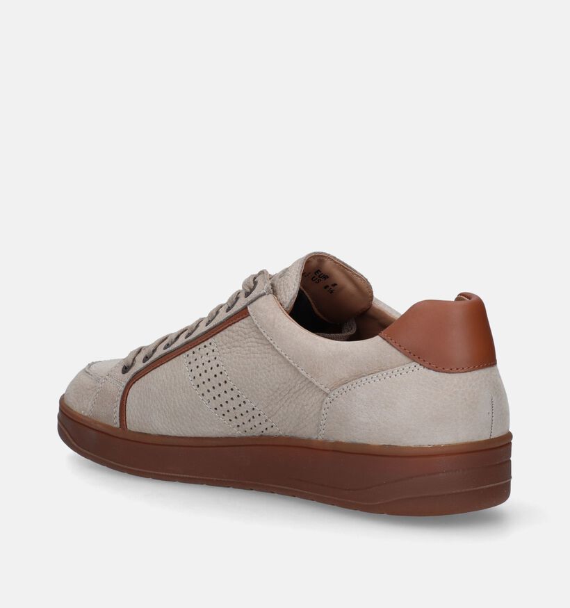 Mephisto Harrison Bucklux Beige Veterschoenen voor heren (339219) - geschikt voor steunzolen