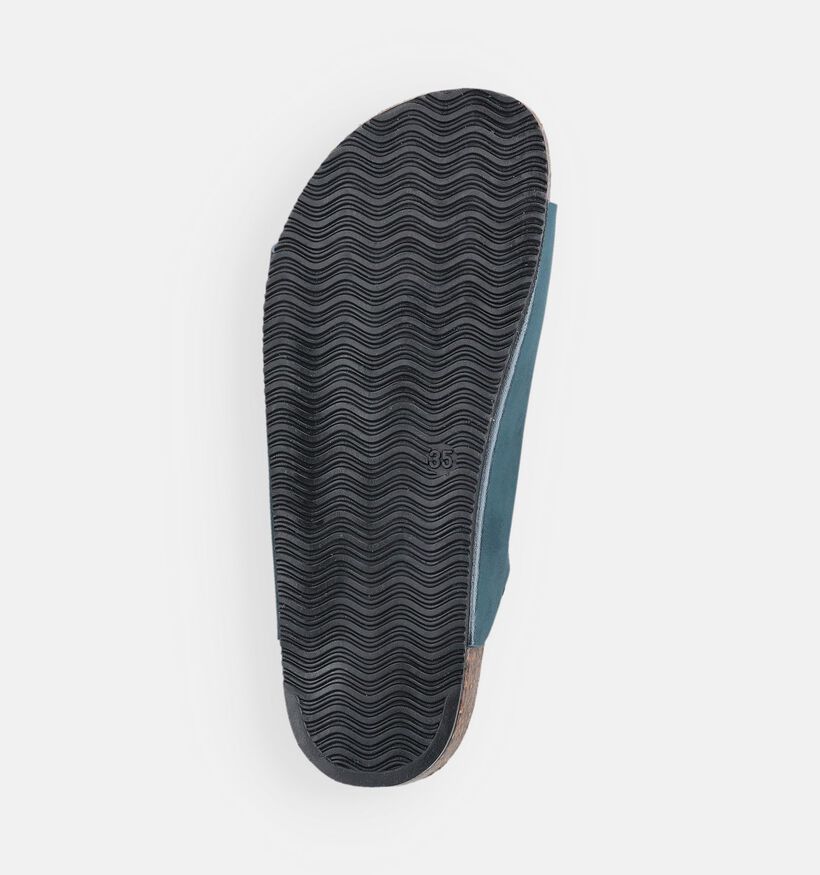 Biomodex Nu-pieds en Bleu fonc&eacute; pour filles, gar&ccedil;ons (373065)