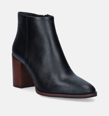 Laurent David Bottines Noir/Cognac