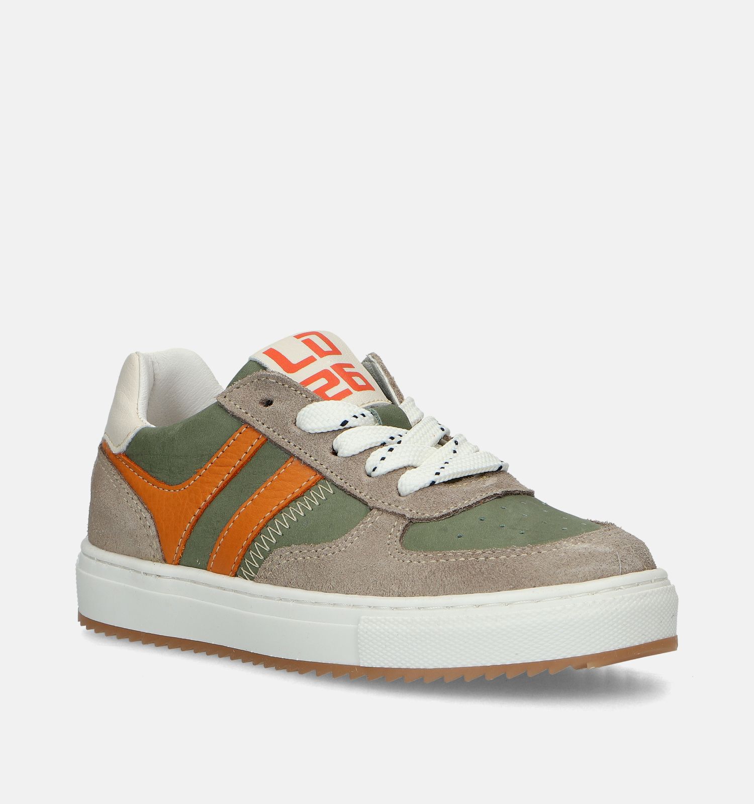 Little David Otto 1B Kaki Veterschoenen Jongens Lage schoenen Online op TORFS.BE