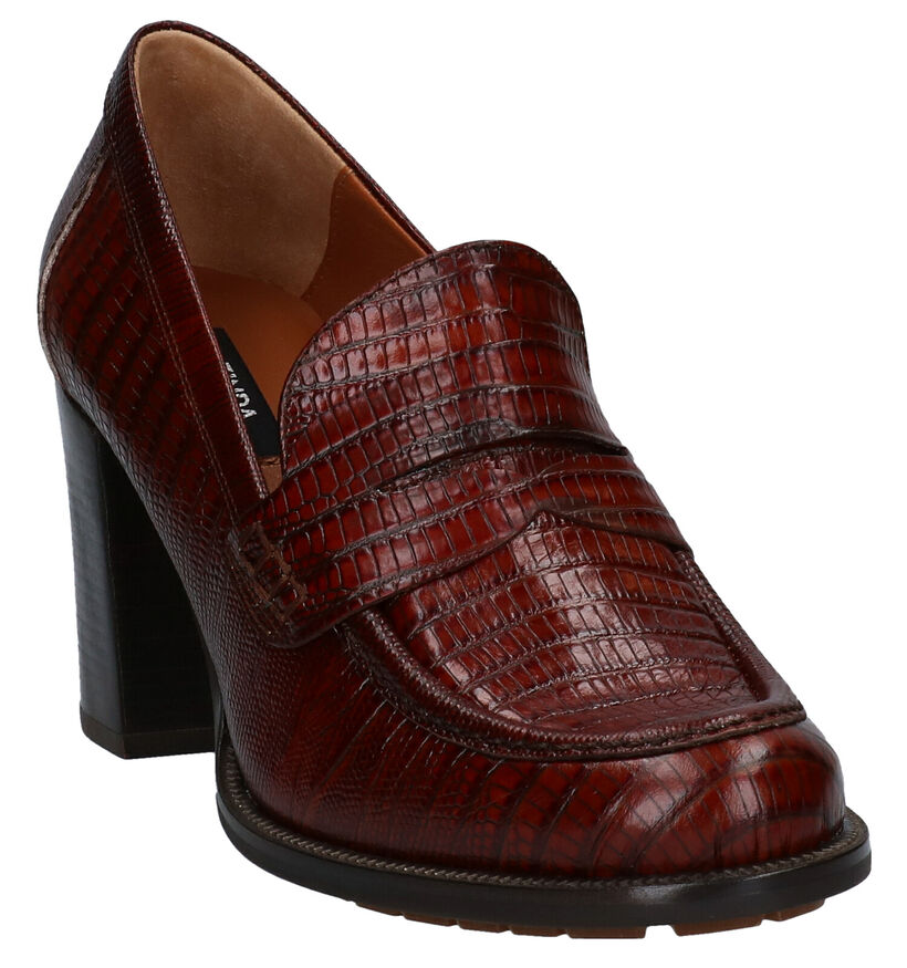 Zinda Escarpins classique en Marron en cuir (283711)