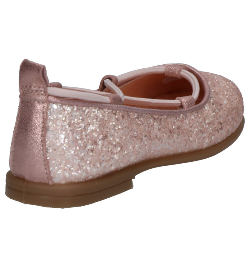 Unisa Seimy Roze Ballerina's in stof (288832)