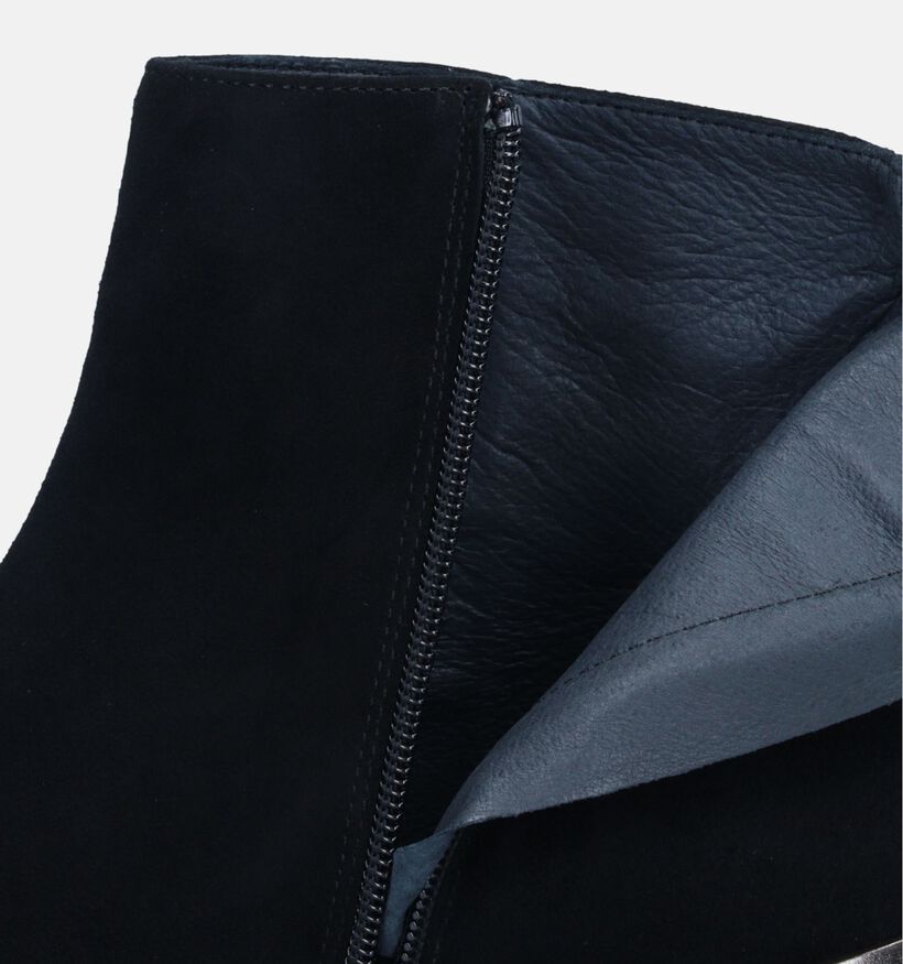 Jhay Bottillons avec talon compensé en Noir pour femmes (347301)