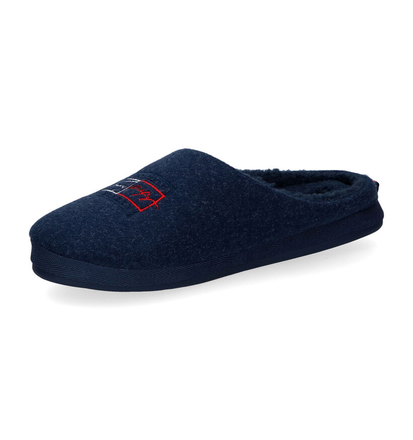 Tommy Hilfiger Blauwe Pantoffels voor heren (296315)