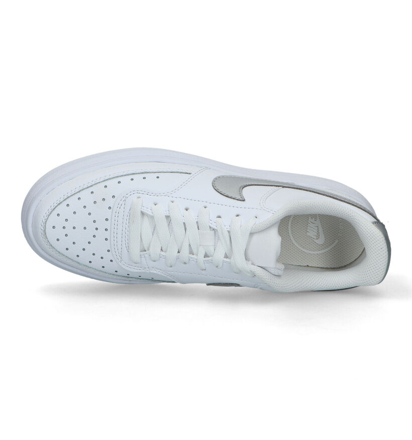 Nike Court Vision Alta Baskets en Blanc pour femmes (324628)