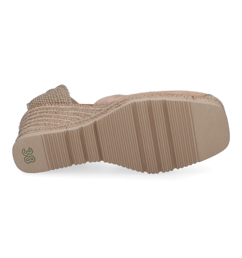 Unisa Carat Taupe Sandalen in daim (309692)