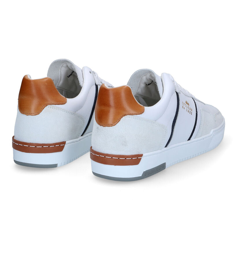 Cycleur de Luxe Velodrome Chaussures à Lacets en Blanc pour hommes (323084) - pour semelles orthopédiques