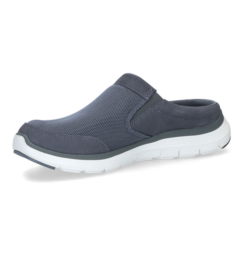 Skechers Flex Advantage Grijze Instappers in stof (305381)