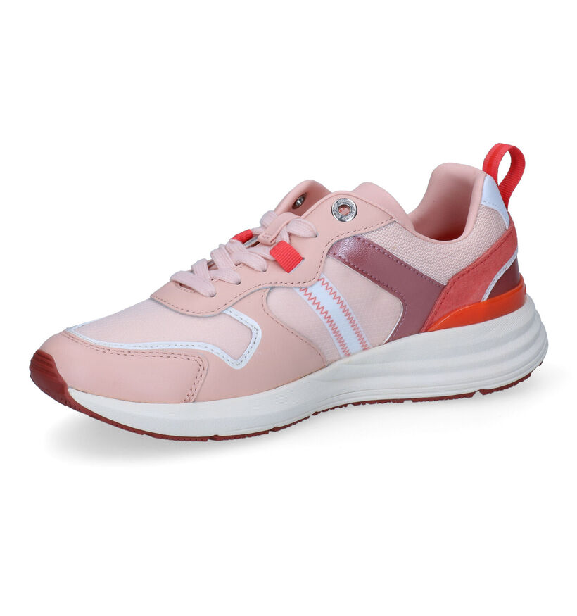 Tommy Hilfiger Metallic Casual Retro Baskets en Rose pour femmes (300630) - pour semelles orthopédiques