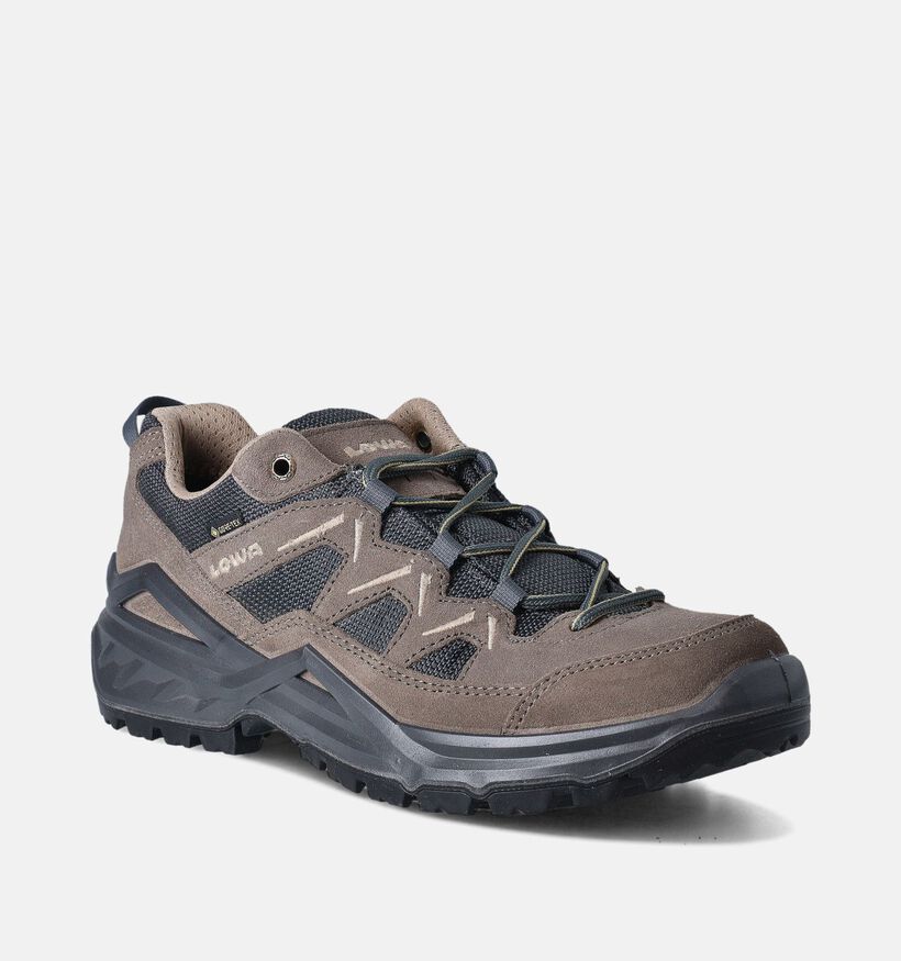 LOWA Sirkos EVO GTX Low Taupe Wandelschoenen voor heren (355734) - geschikt voor steunzolen