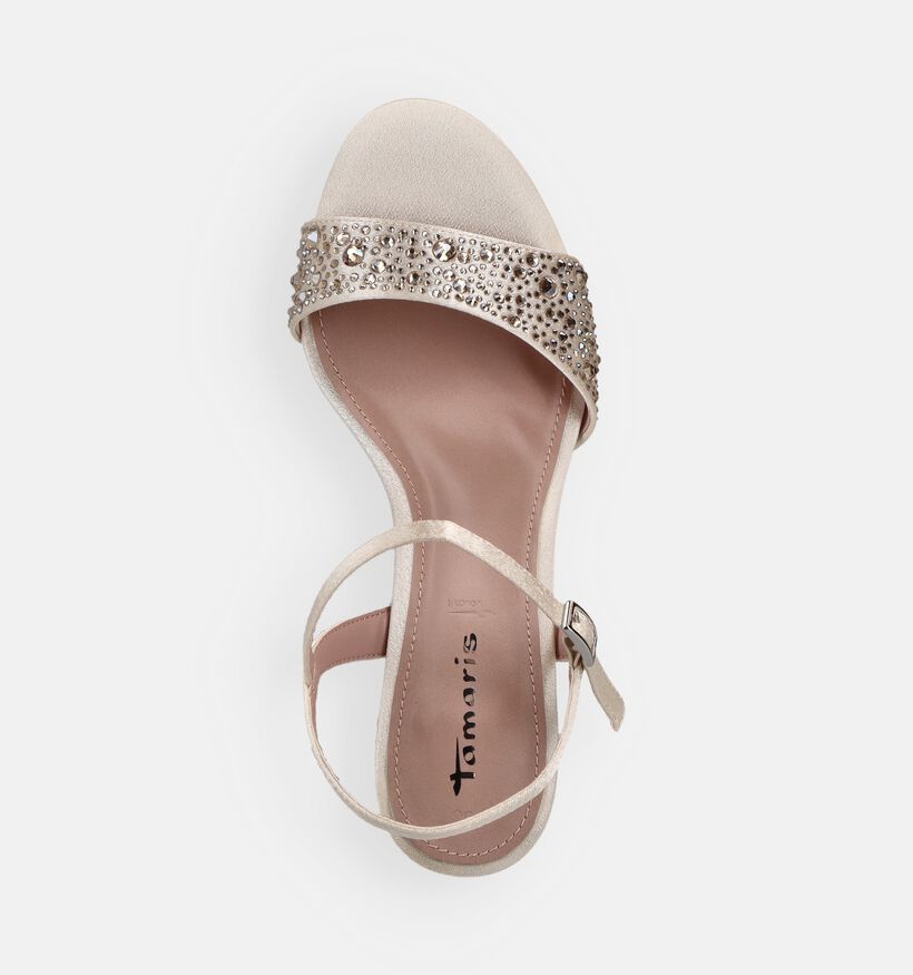 Tamaris Sandales &agrave; talons en Nacre pour femmes (371709)