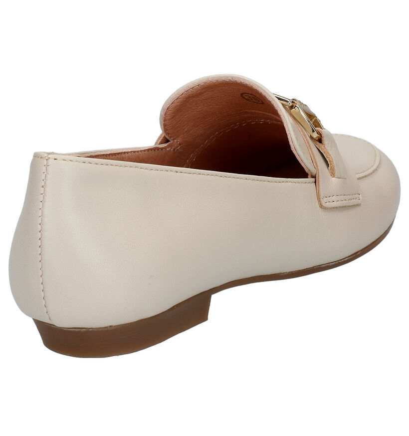 Scapa Beige Loafers in leer (288938)