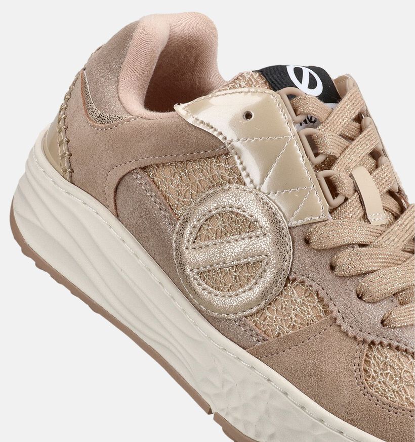 No Name Tyler Court Gouden Sneakers voor dames (380991) - geschikt voor steunzolen