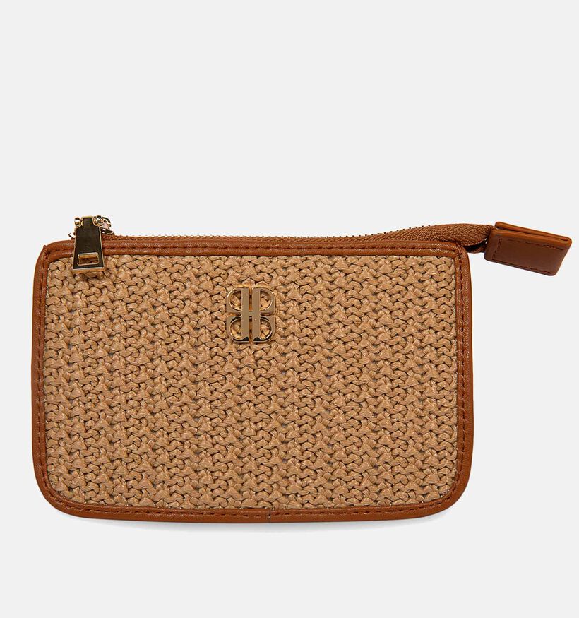 Laurent David Celine Porte-monnaie zippé en Cognac pour femmes (358030)