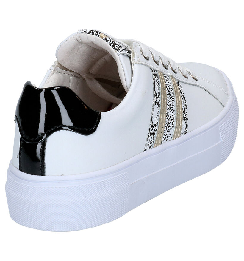 Milo & Mila Baskets basses en Blanc en cuir (266645)