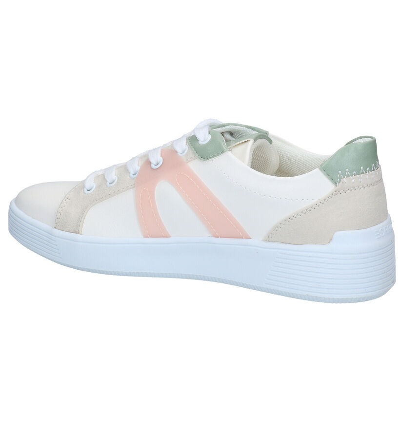 Esprit Agnes Chaussures à lacets en Blanc en simili cuir (285153)