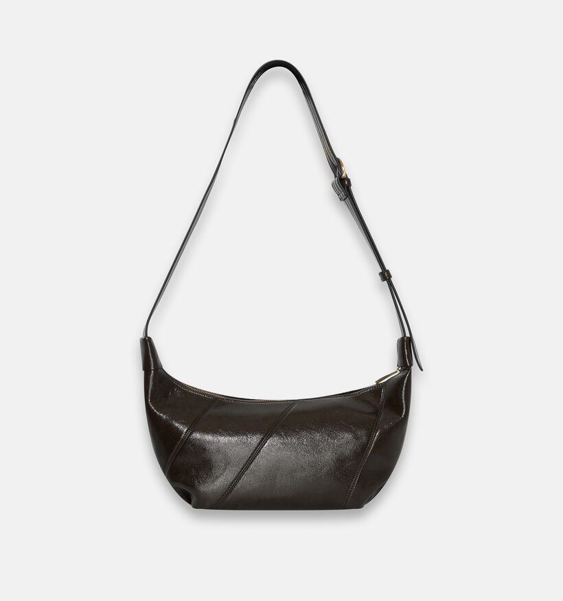 Bulaggi Crinkle Donkerbruine Crossbodytas voor dames (379619)