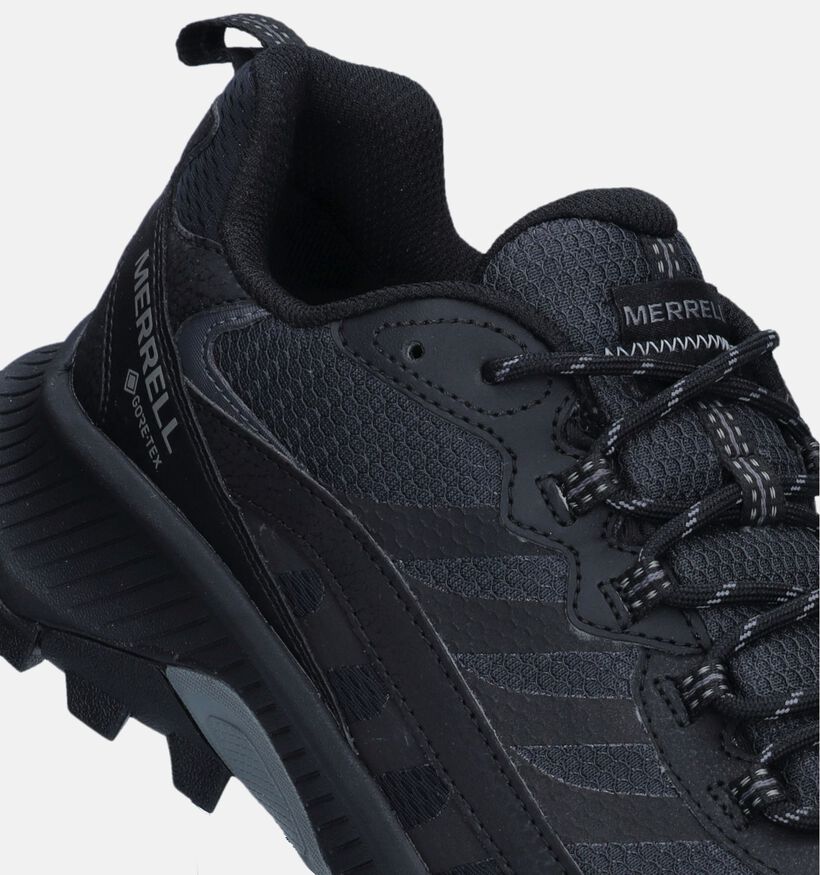 Merrell Speed Strike 2 GTX Zwarte Wandelschoenen voor heren (347784) - geschikt voor steunzolen