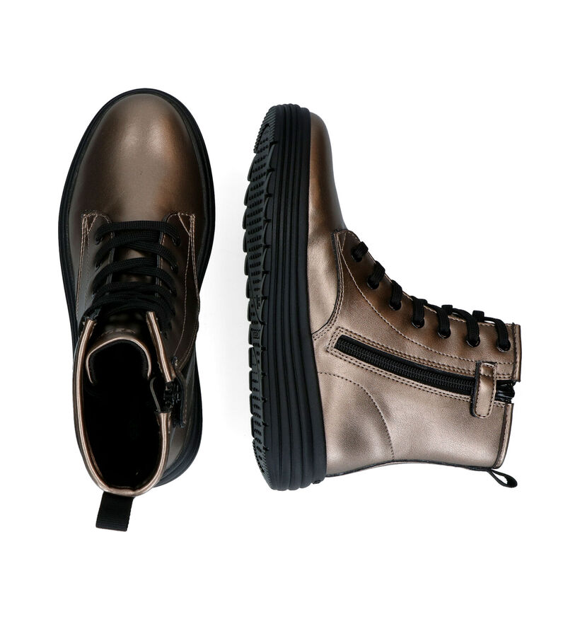 Geox Phaolae Bronzen Bottines in kunstleer (295123)