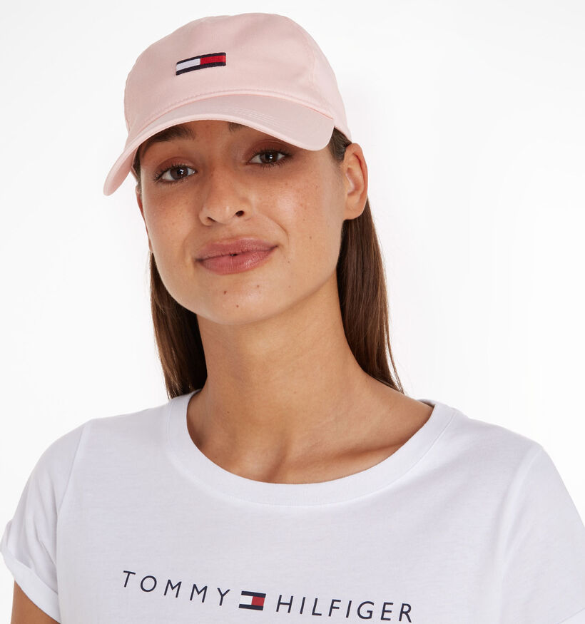 Tommy Hilfiger TJW Flag Casquette en Rose pour femmes (336015)