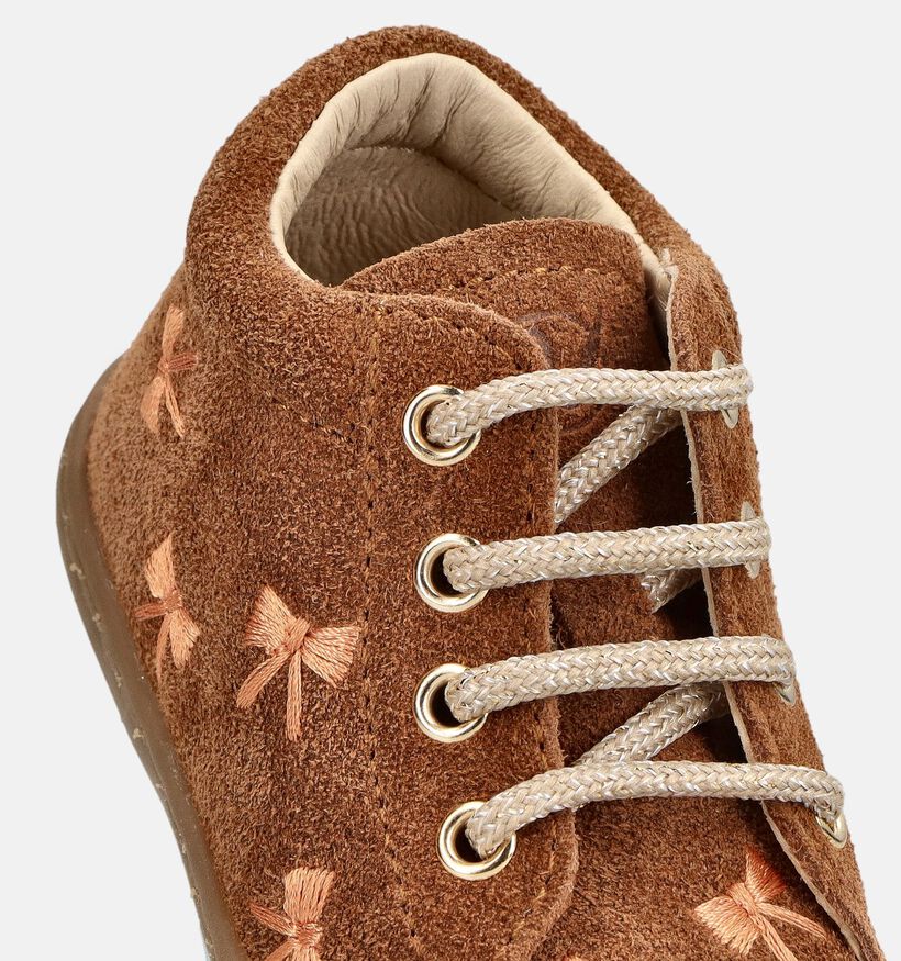 Naturino Cocoon Bruine Boots met Veters voor meisjes (380204) - geschikt voor steunzolen