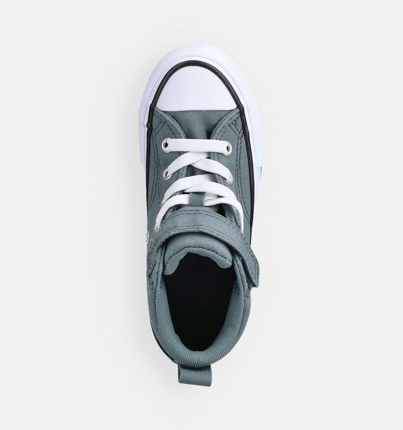 Converse Chuck Taylor All Star Malden Street Baskets montantes en Vert pour filles, gar&ccedil;ons (368928)