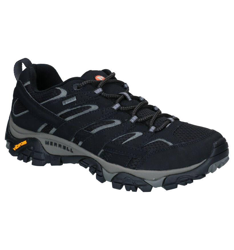 Merrell Moab Blauwe Wandelschoenen in kunstleer (290069)