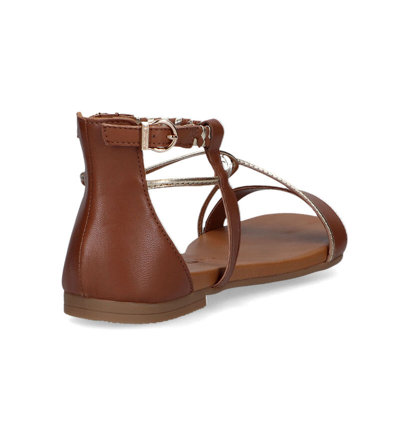 Tamaris Sandales plates en Or pour femmes (322233)