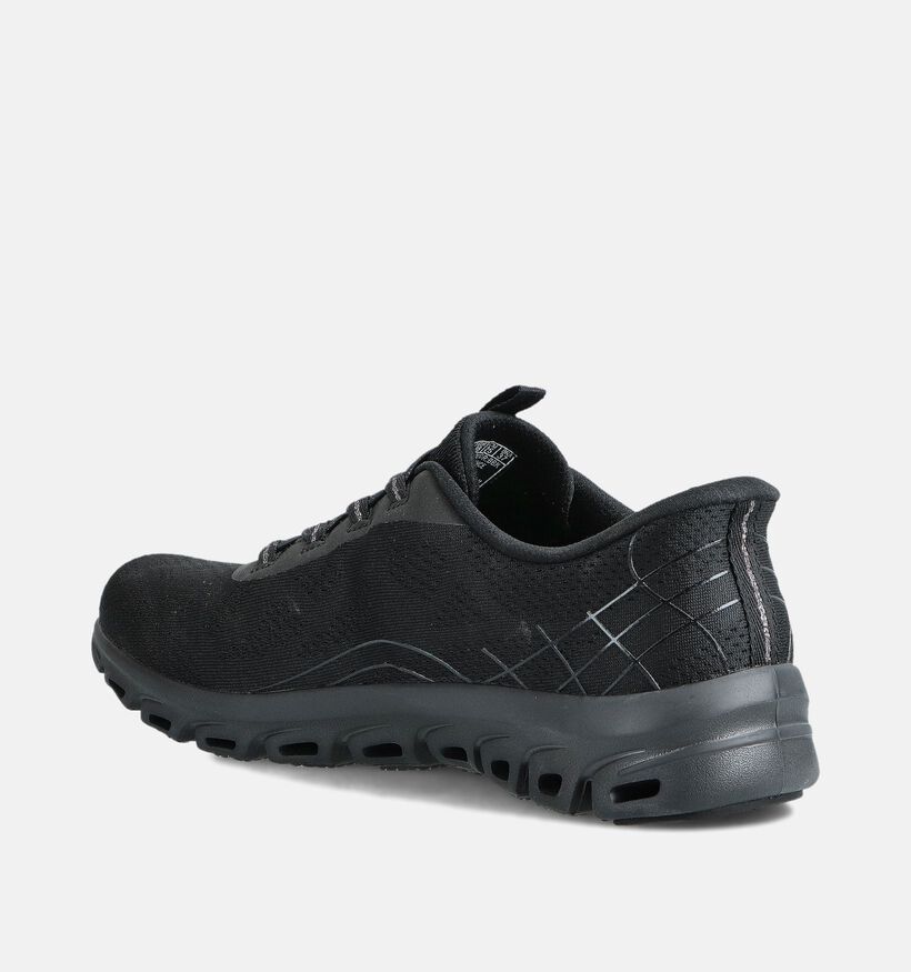 Skechers Glide Step Elevate Baskets sportives en Noir pour femmes (360889) - pour semelles orthopédiques