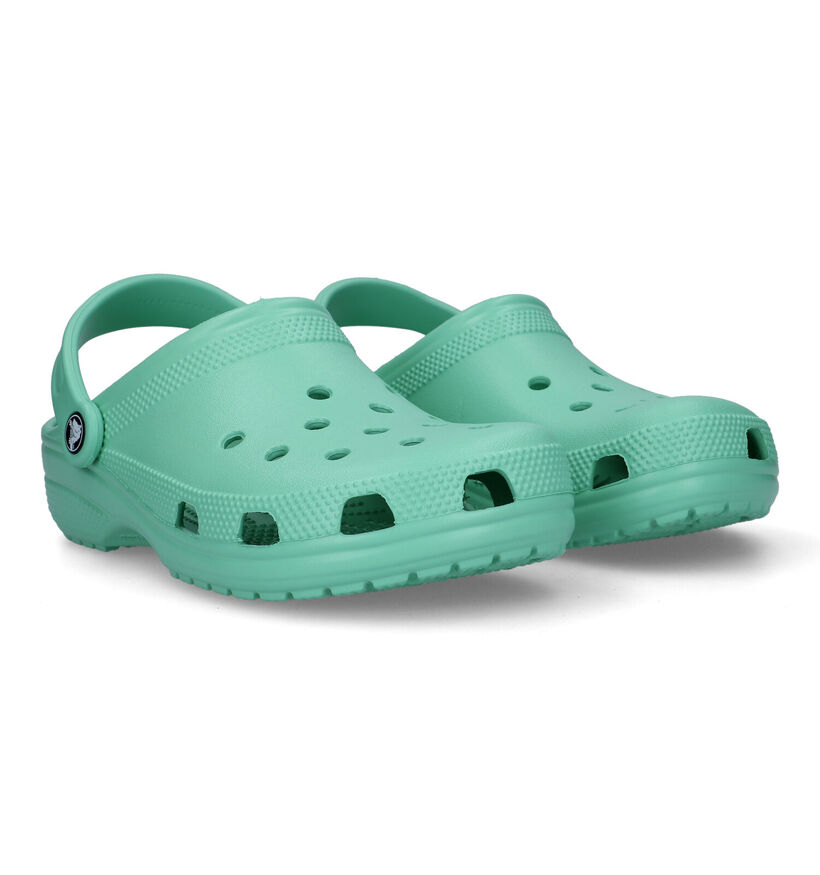 Crocs Classic Badslippers Zwart voor dames (356295)