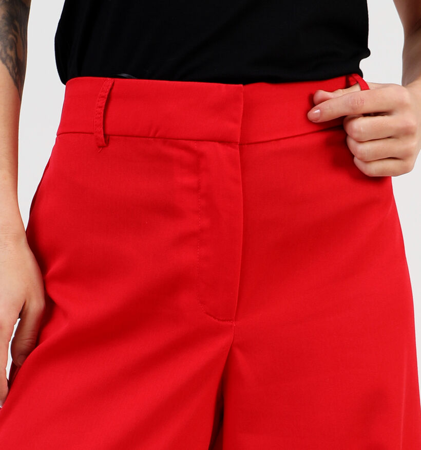 Pieces Odette Pantalon large en Rouge pour femmes (354090)