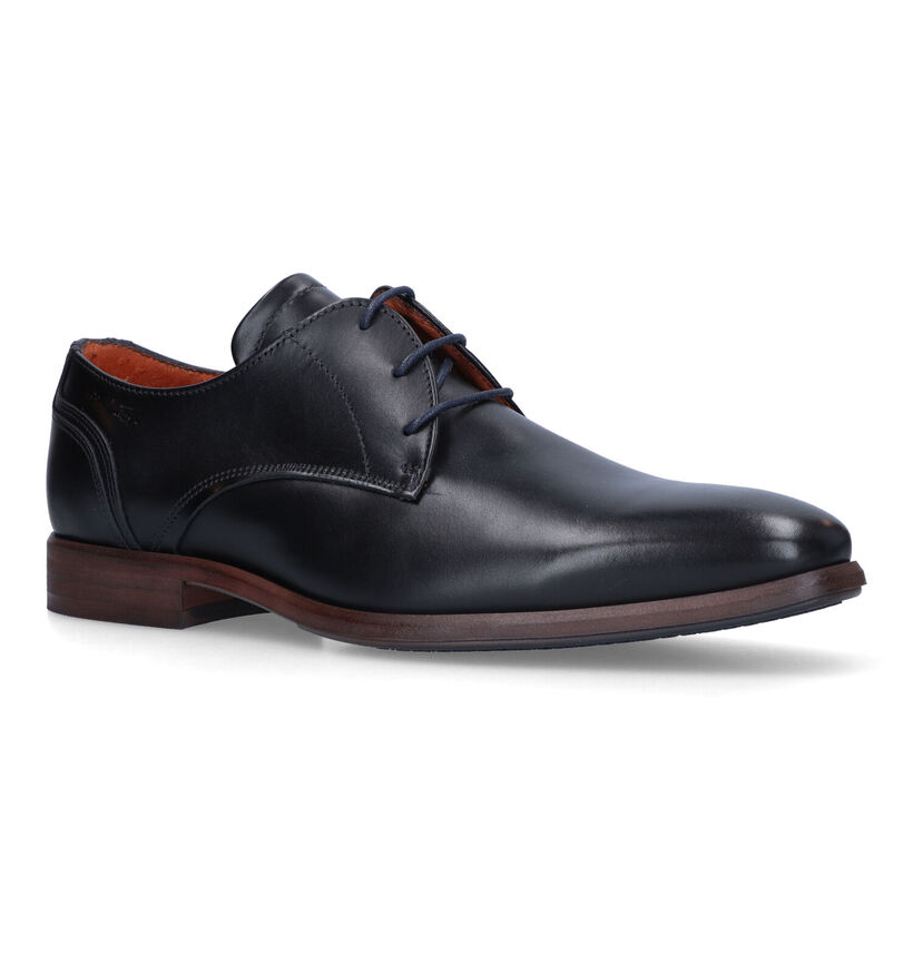 Van Lier Erasmo Chaussures classiques en Noir pour hommes (322506)