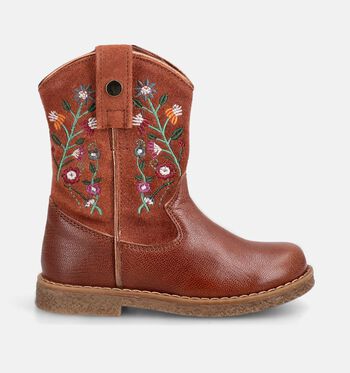 Milo & Mila High Laarzen Cognac