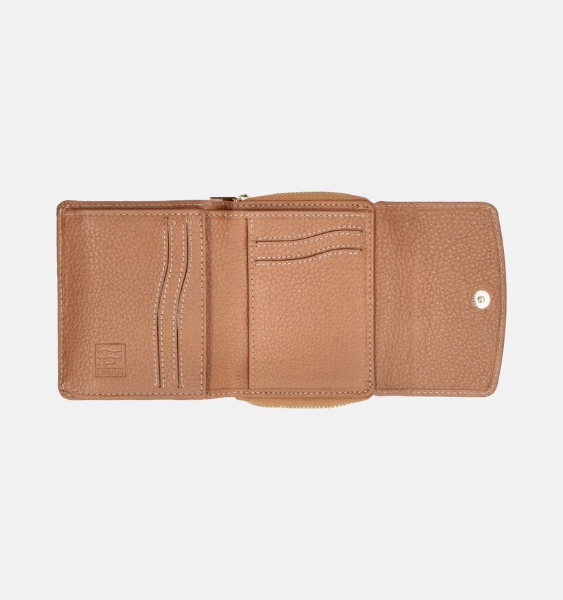 Crinkles Cognac Ritsportemonnee voor dames (373831)