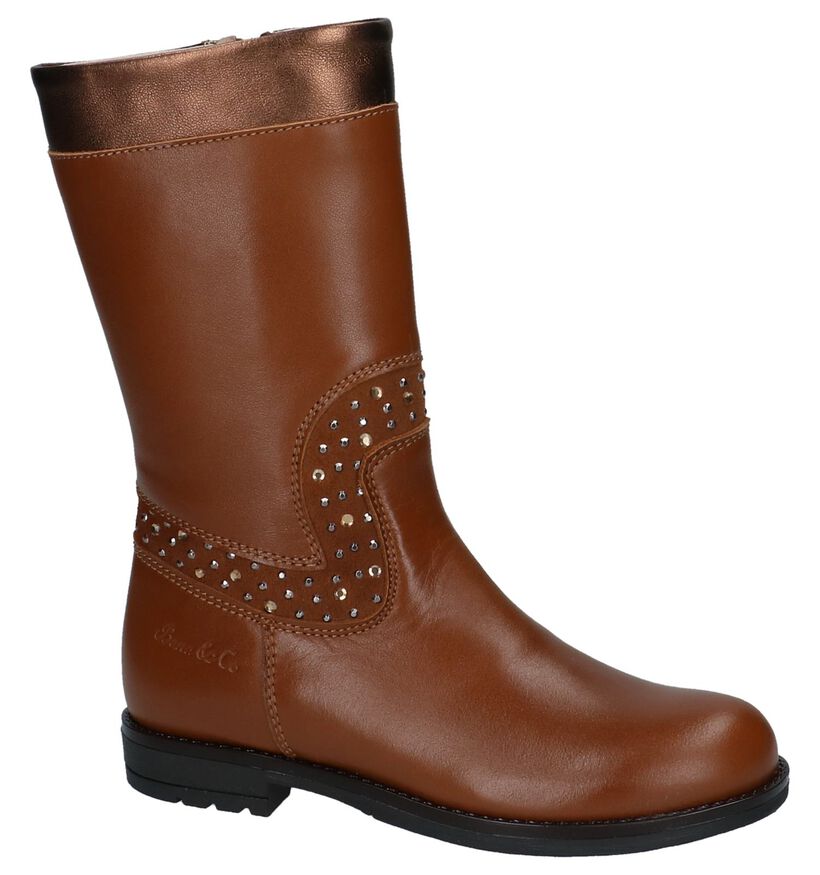 Bana & Co Bottes hautes en Cognac en cuir (230880)