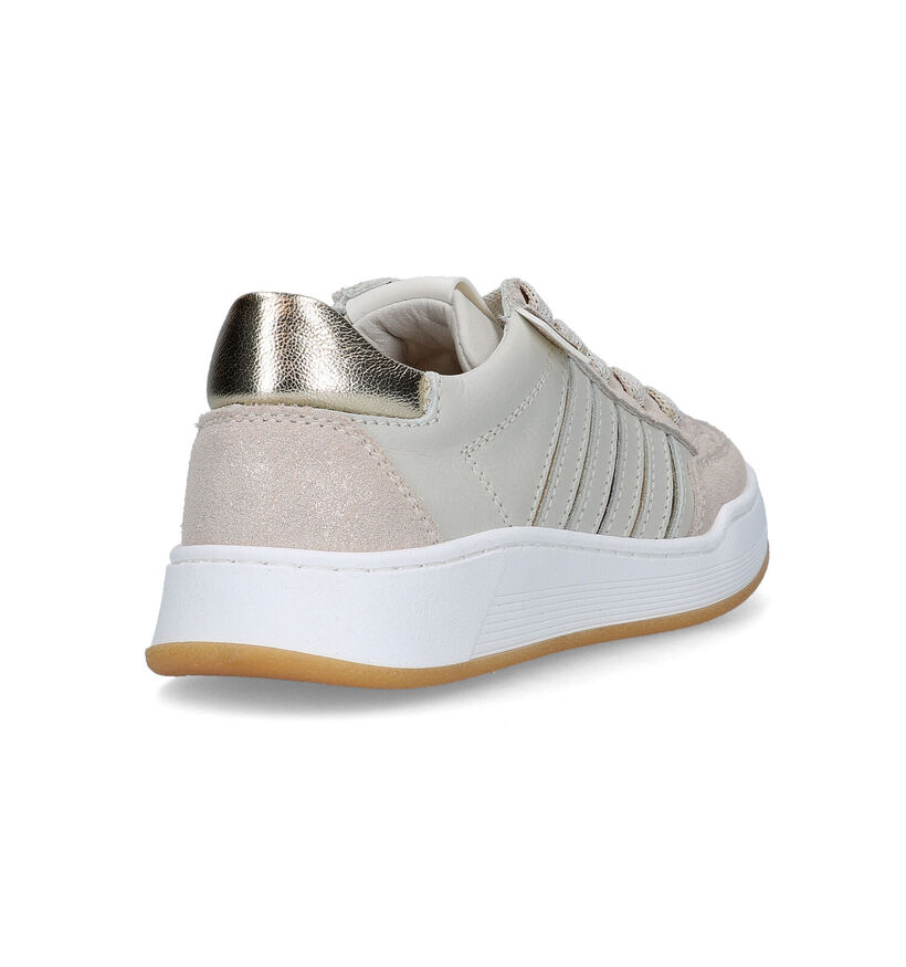 STONES and BONES Adine Beige Sneakers voor meisjes (322617) - geschikt voor steunzolen