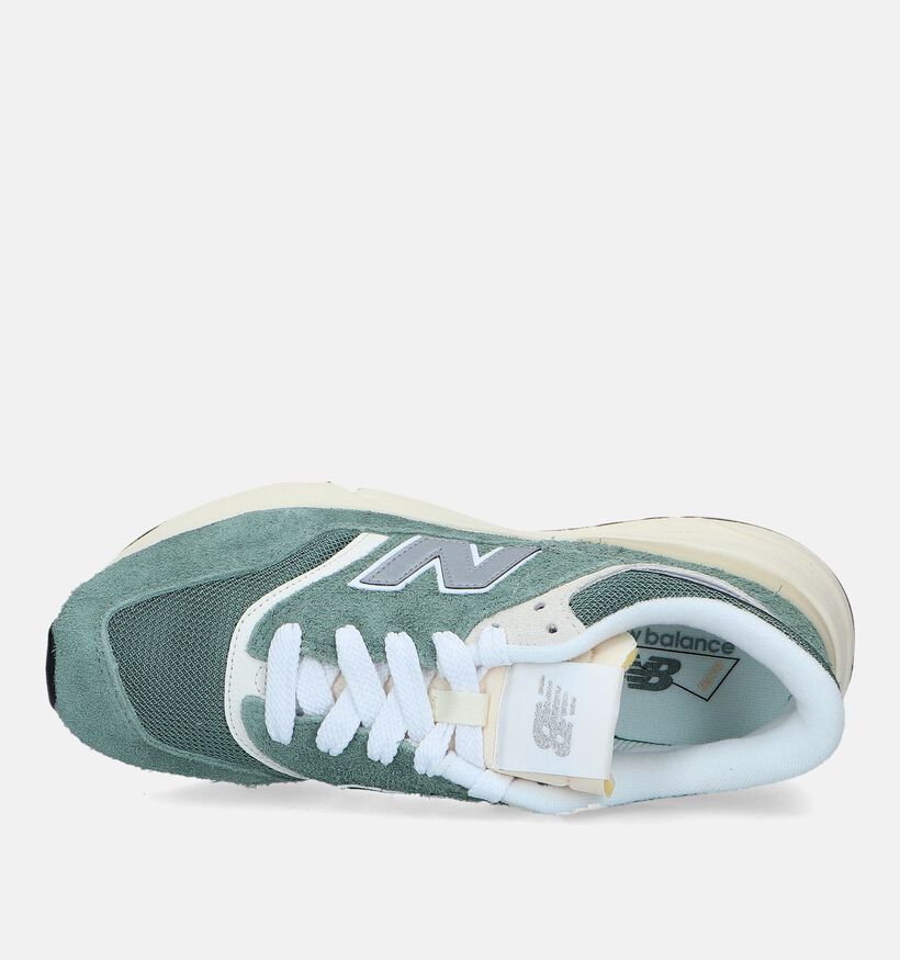 New Balance U 997 Baskets en Vert pour femmes (327411) - pour semelles orthopédiques