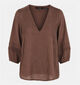 Vero Moda Leslie Donkerbruine Blouse voor dames (377609)