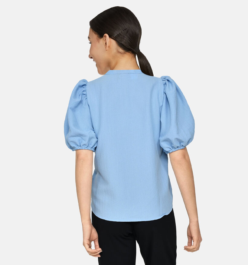 SISTERS POINT Varia Blauwe Blouse voor dames (349347)