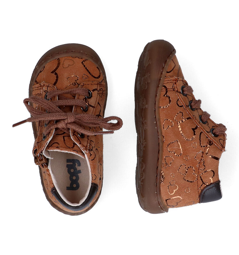 Bopy Jejof Chaussures pour bébé en Cognac pour filles (305048) - pour semelles orthopédiques