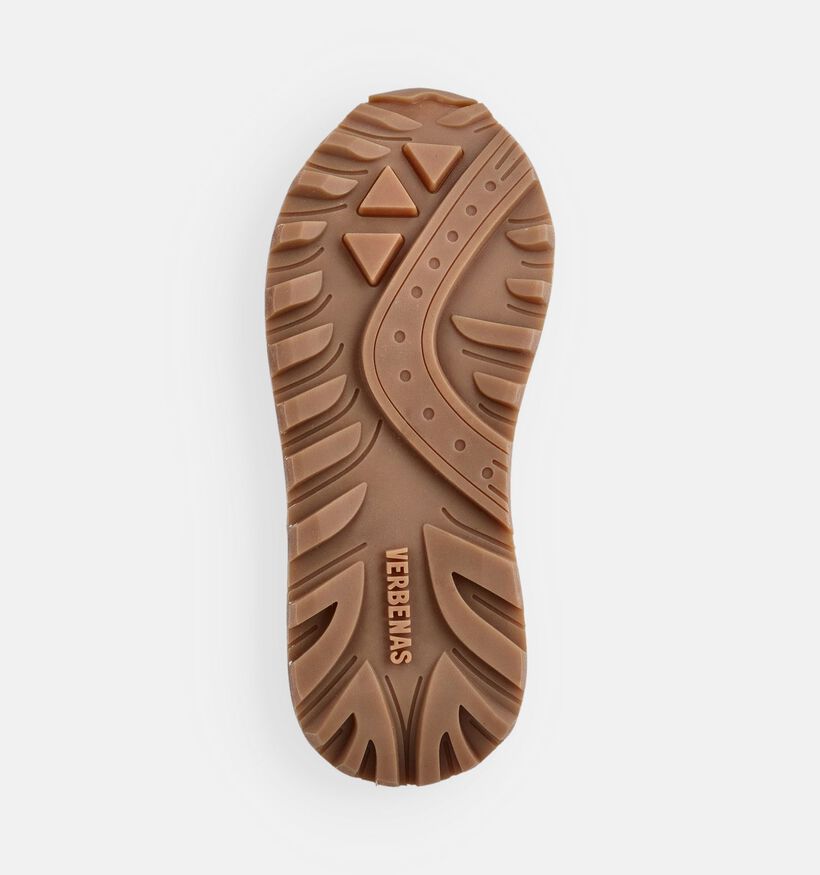 Verbenas Clodette Tessali Lichtgele/Bruine Sneakers voor dames (372924) - geschikt voor steunzolen