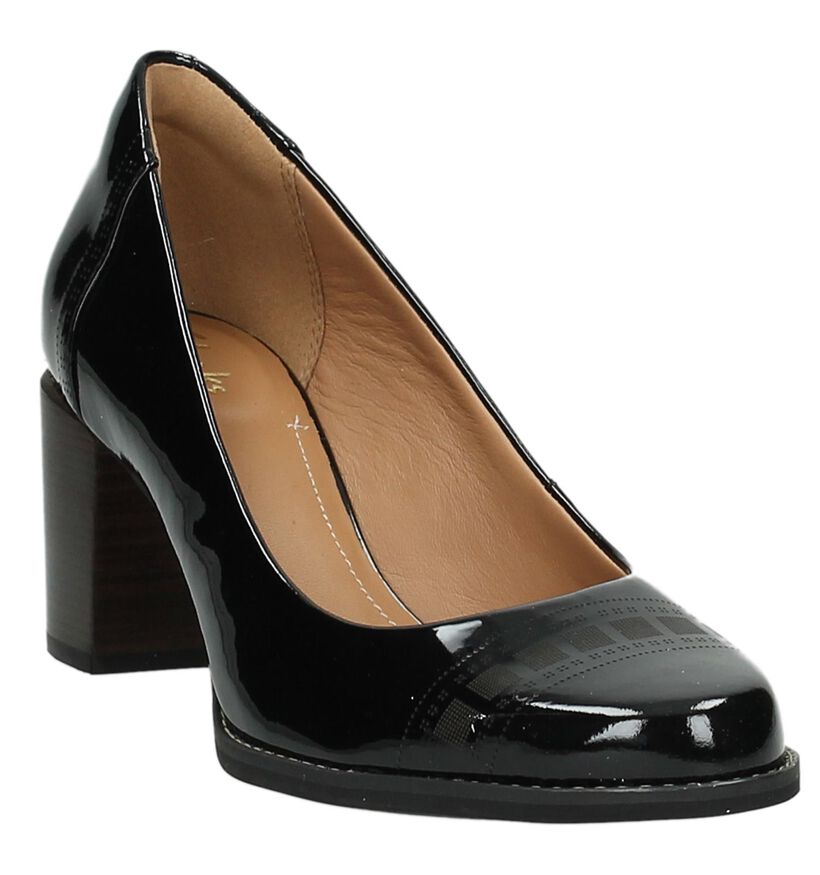 Clarks Zwarte Pumps met Lak, , pdp